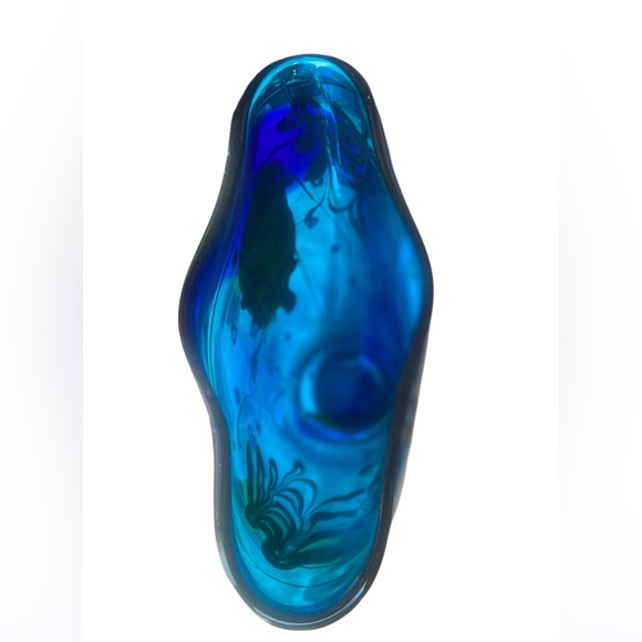 MAKE AN OFFER 🍒 Vintage Murano Art Glass Hand Blown Extra Large Vase HEAVY - Picture 4 of 14